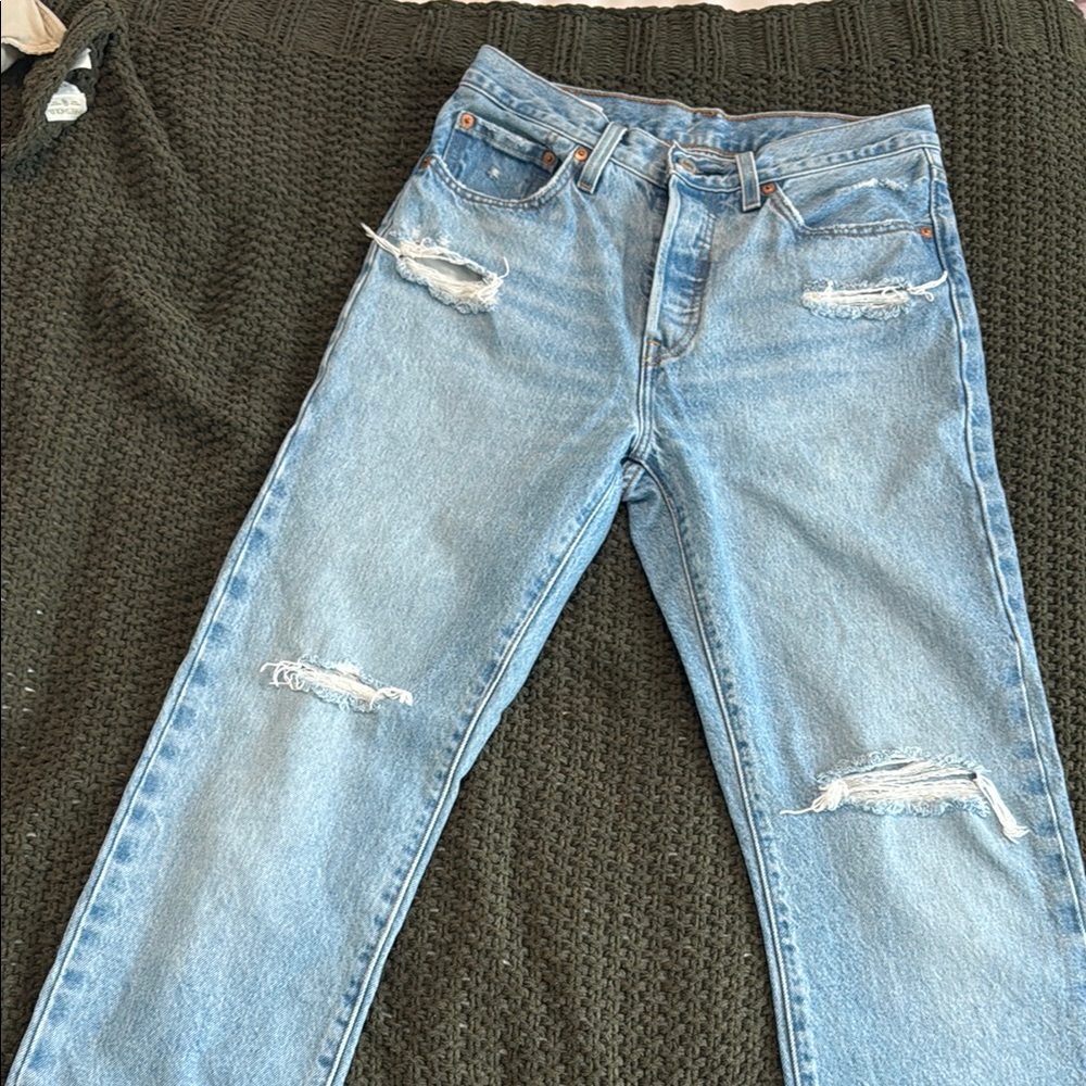 Levi's Classic Blue Denim Jeans
